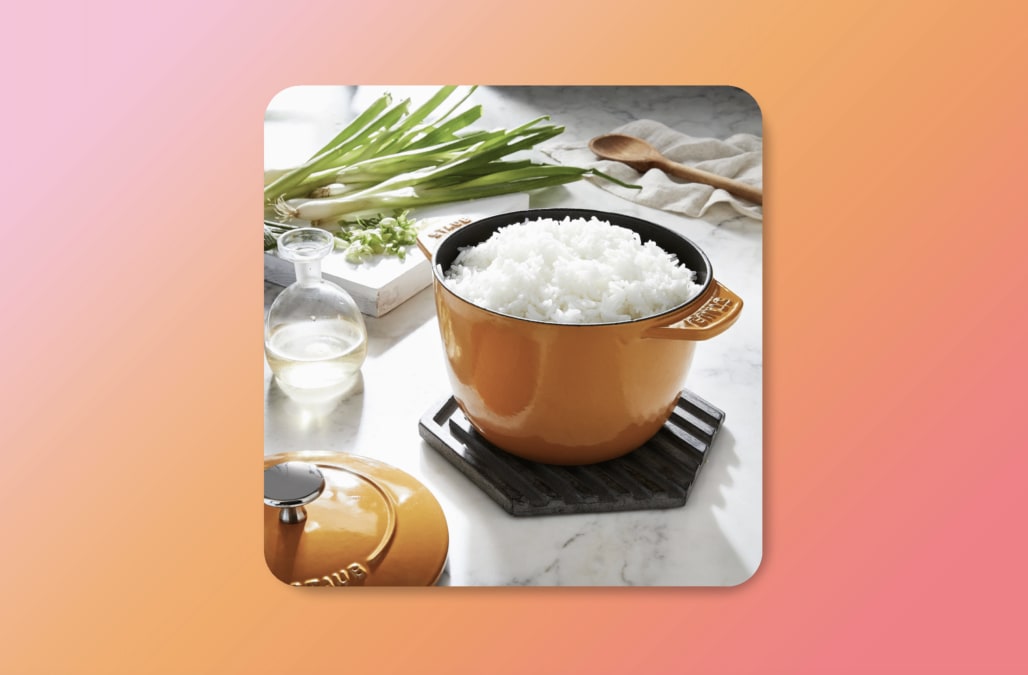 Shoppers say this pot is the hack for perfectly cooked rice, eggs and more