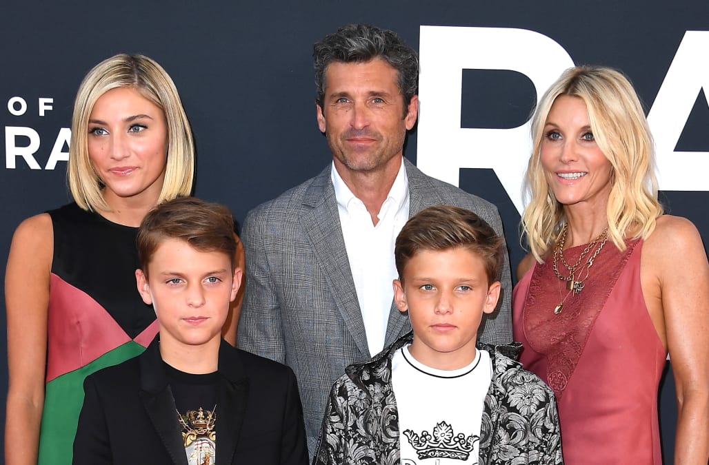 Patrick Dempsey makes rare public appearance with family Photos!