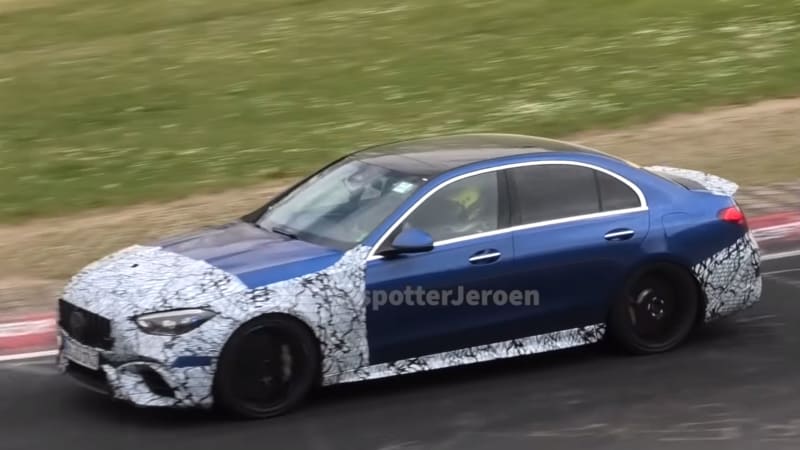Mercedes-AMG C 63 S goes quickly and very quietly at the ‘Ring