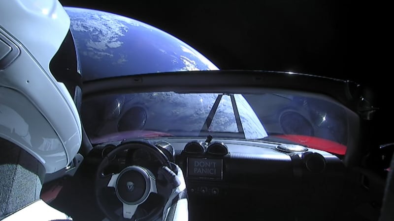 Elon Musks Spacex Tesla Roadster Will Be Damaged In Outer