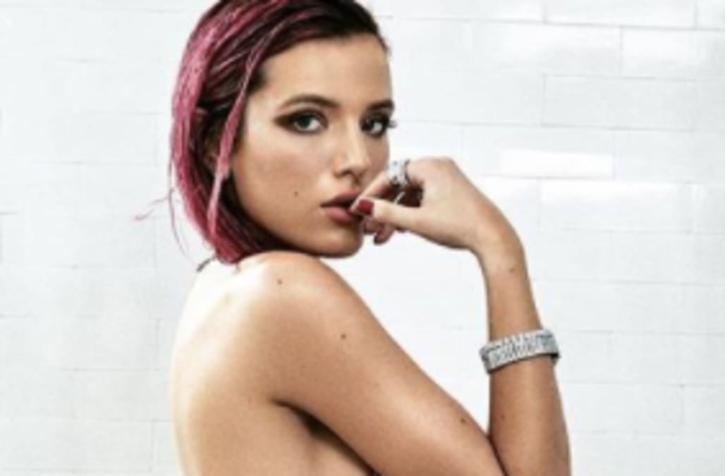 Bella Thorne Big Tits Ass - Bella Thorne poses totally nude in racy GQ Mexico spread ...