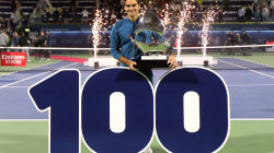 Federer gagne son 100e titre, Jimmy Connors lui souhaite la bienvenue au