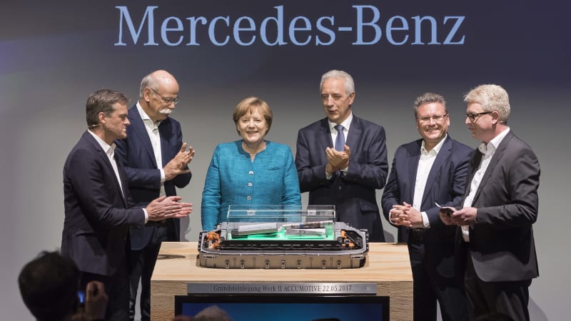 photo of Daimler breaks ground on another battery factory for EV push image