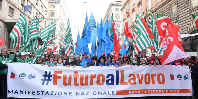 Risultati immagini per Marea sindacale a Roma