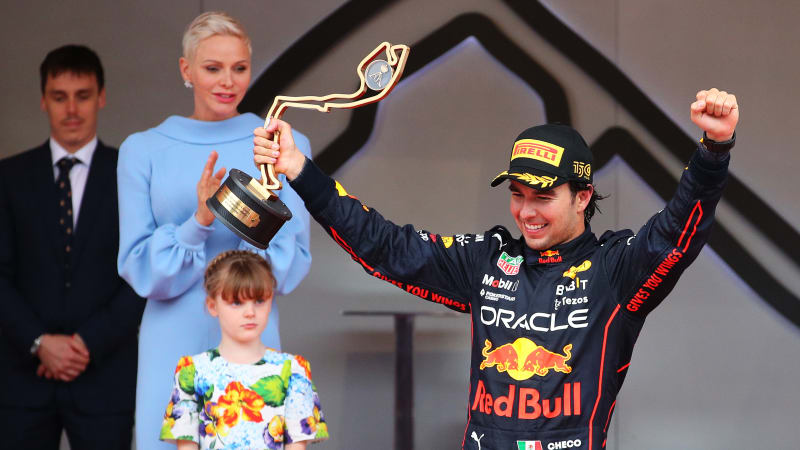 Sergio Perez wins chaotic F1 Monaco Grand Prix