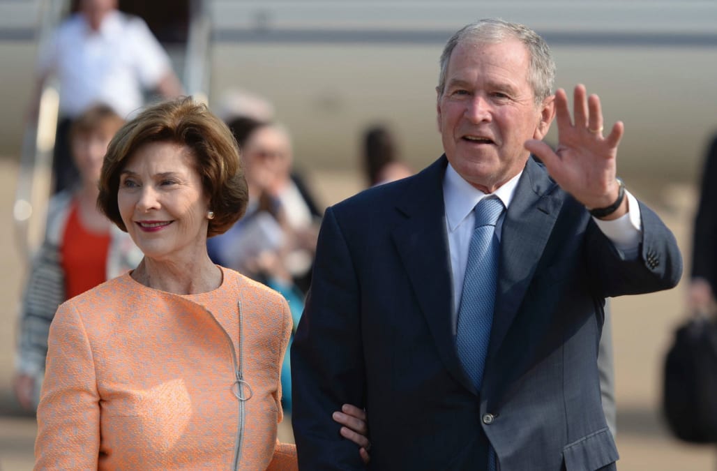 Former First Lady Laura Bush,Wife of President George Bush Jnr.;Calls Trump 'Cruel and Immoral'