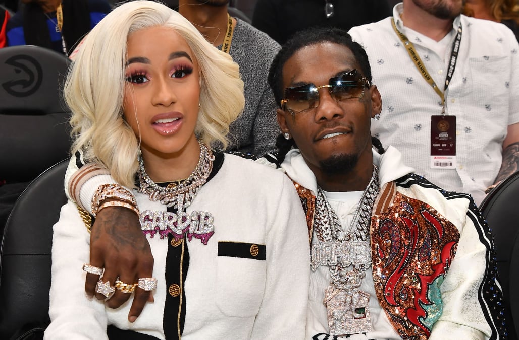 Image result for Cardi B announces split from husband, Offset