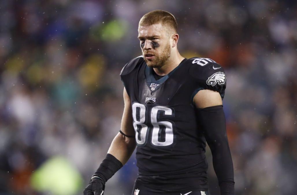 Zach Ertz has not been cleared for contact as Eagles prep for playoff ...