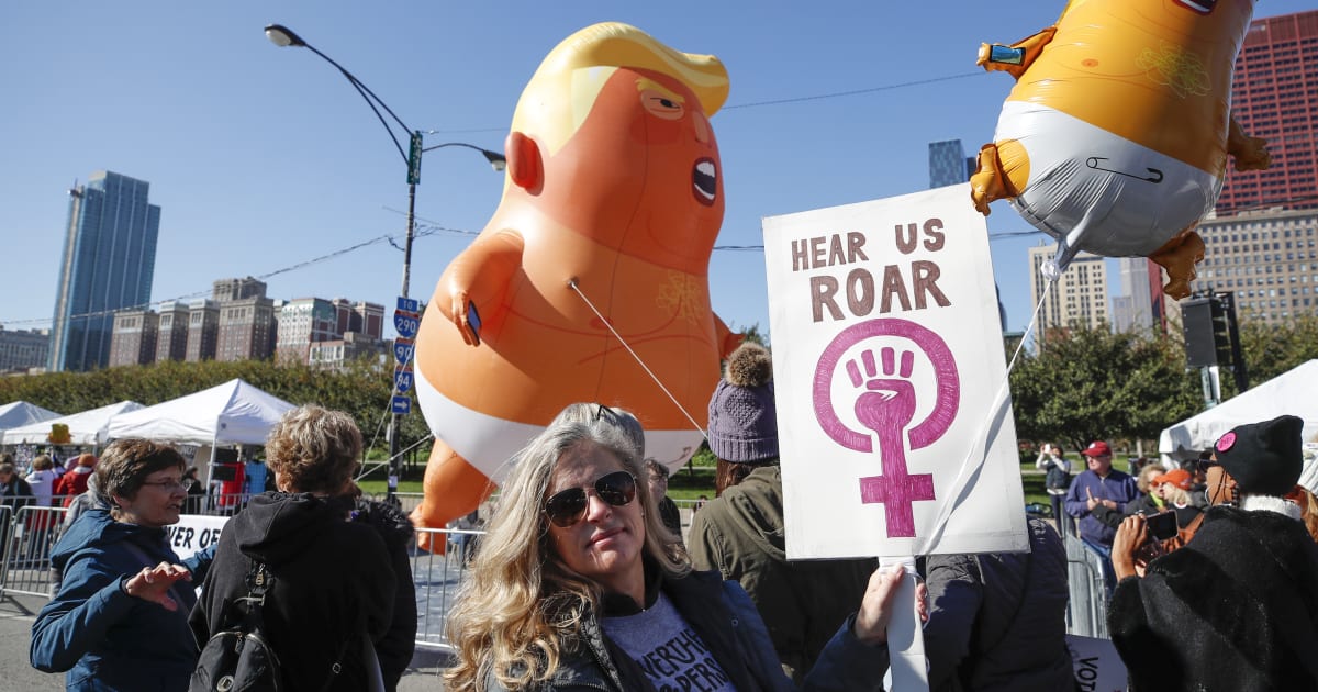 Rassemblement contre la politique «anti-femmes» de Trump à 