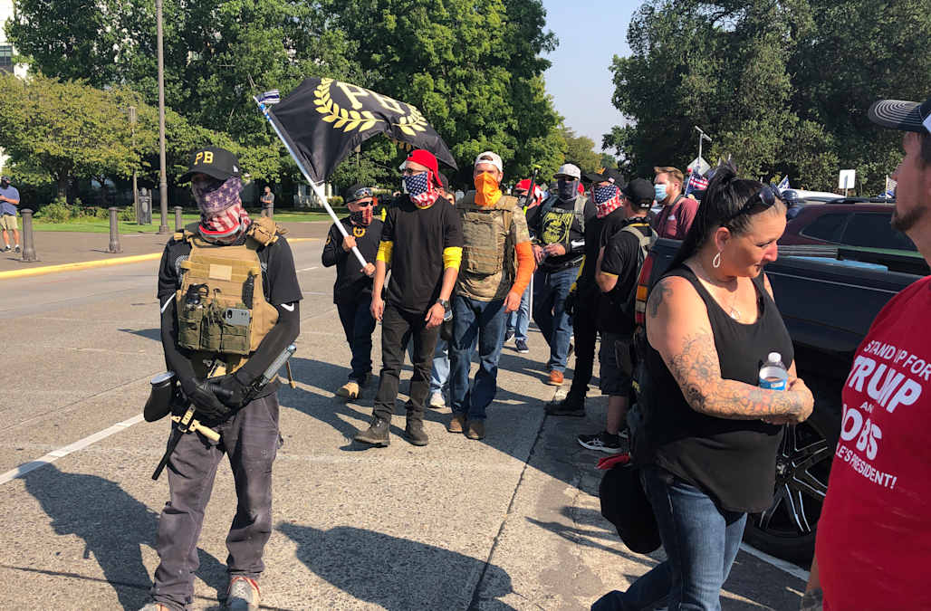 Trump supporters rally near Portland and at Oregon Capitol
