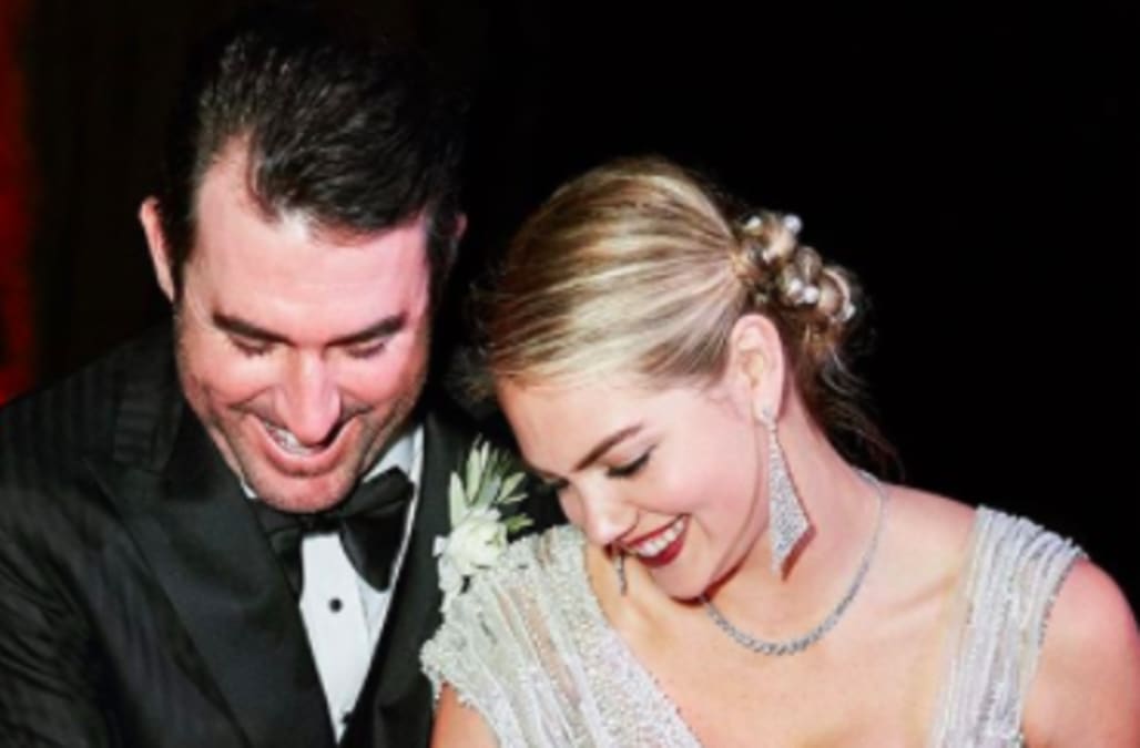 Kate Upton and Justin Verlander share 1st wedding portrait - ABC News