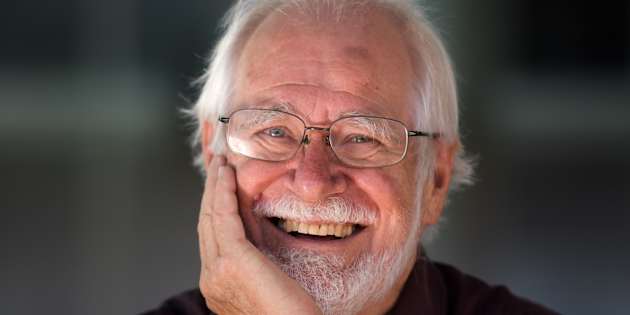 One of the three winners of the 2017 Nobel Prize in Chemistry, Swiss Scientist Jacques Dubochet poses for a picture after he gave lectures at the Lausanne University on the day after the prize's announcement on October 5, 2017 in Lausanne. Jacques Dubochet, Joachim Frank and Richard Henderson were awarded the Nobel Chemistry Prize for cryo-electron microscopy, a simpler and better method for imaging tiny, frozen molecules. Thanks to their team's new 'cool method', involving electron beams to photograph bits of cells, 'researchers can now routinely produce three-dimensional structures of biomolecules', the Nobel chemistry committee said. / AFP PHOTO / Fabrice COFFRINI (Photo credit should read FABRICE COFFRINI/AFP/Getty Images)