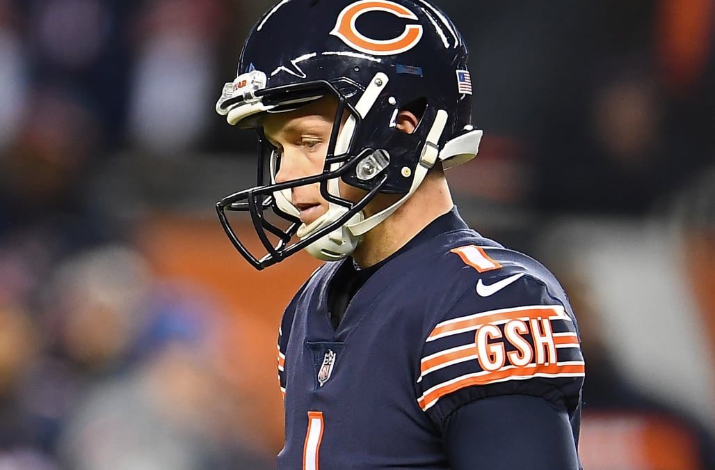 The Eagles kicker ran out to immediately console the Bears' Cody Parkey