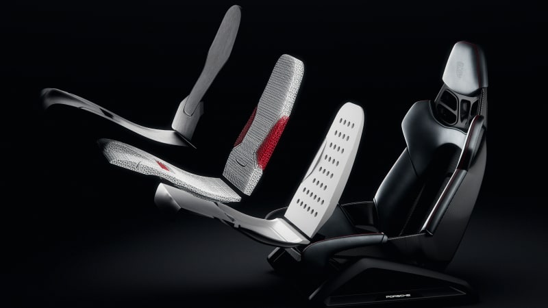 photo of Porsche shows off 3D-printed seats with plans to custom-fit them to your body image
