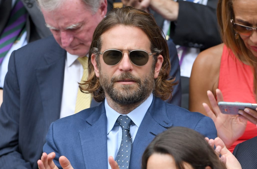 Bradley Cooper sports a ponytail while hanging out with pal Leonardo ...