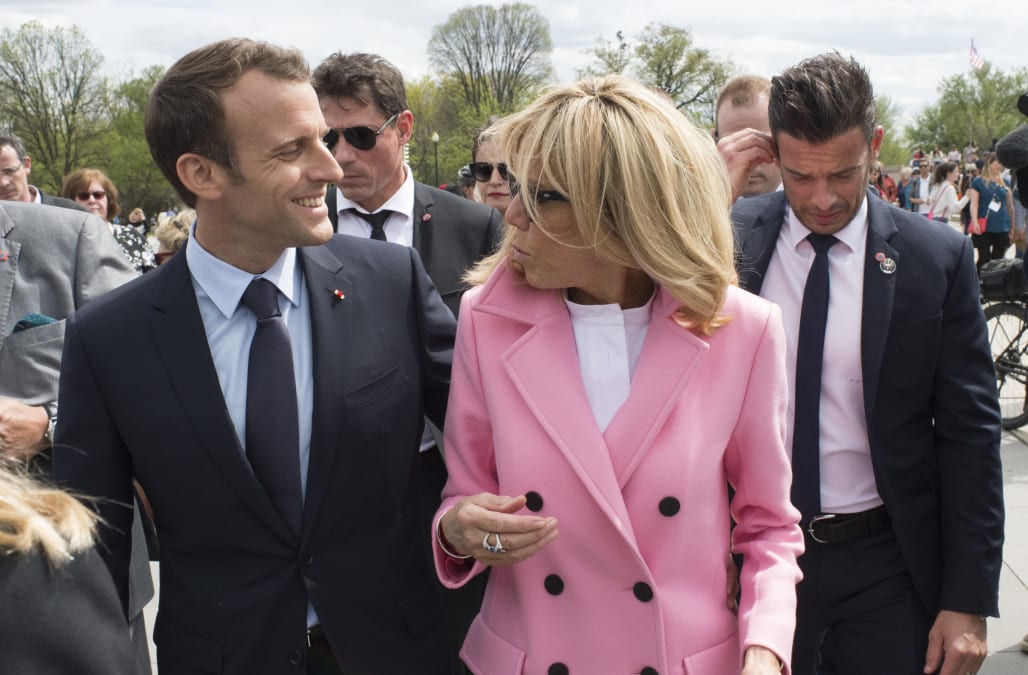France s first lady Brigitte Macron is ever loyal to Louis Vuitton