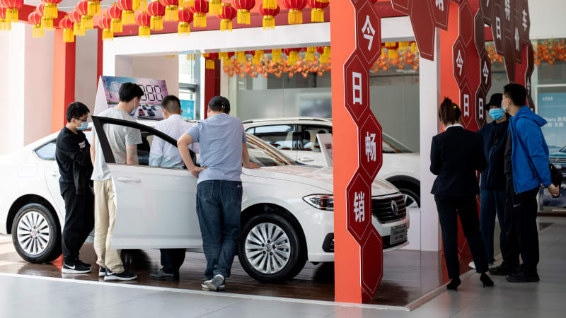 China auto sales up 14.5% in May, recovering after pandemic - Autoblog