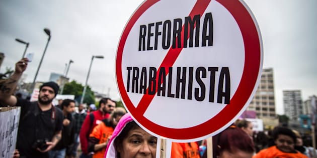 Greve Geral do Brasil contra as reformas trabalhista e da Previdência.