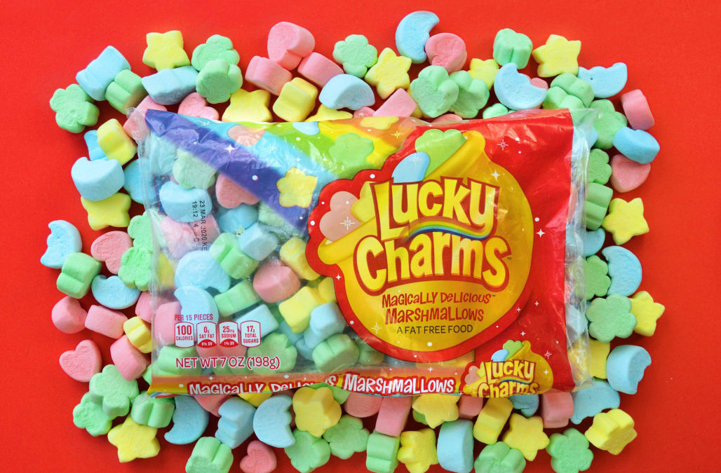 Lucky Charms just made their marshmallows giantsized, and you can buy