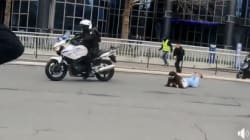 Un policier à moto a-t-il renversé une gilet jaune lors de l'acte