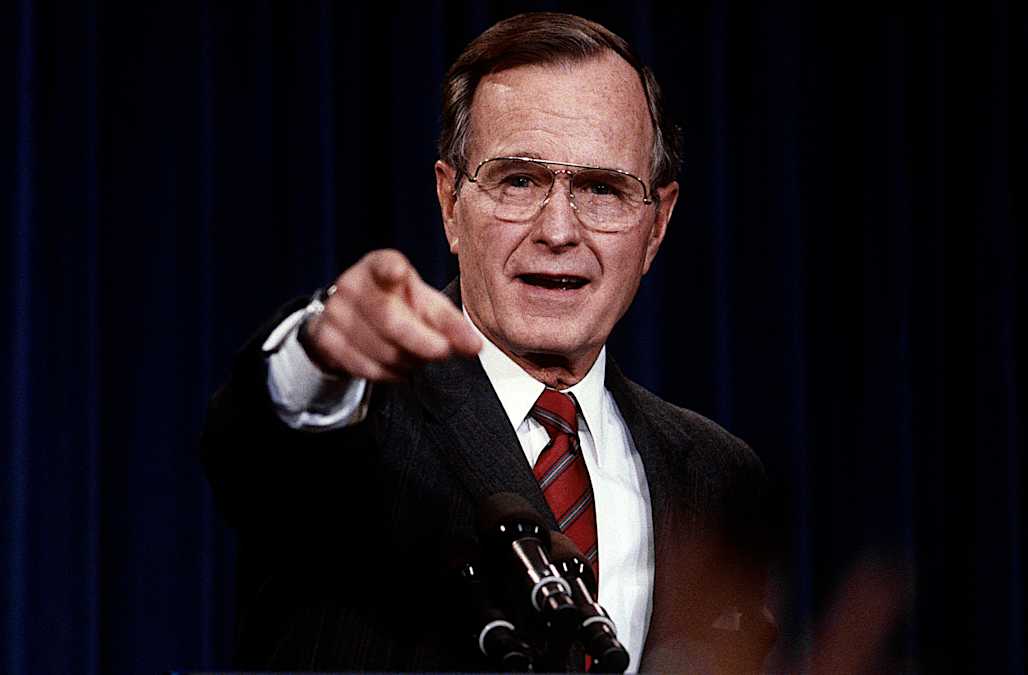 The six words that changed the presidency of George H.W. Bush