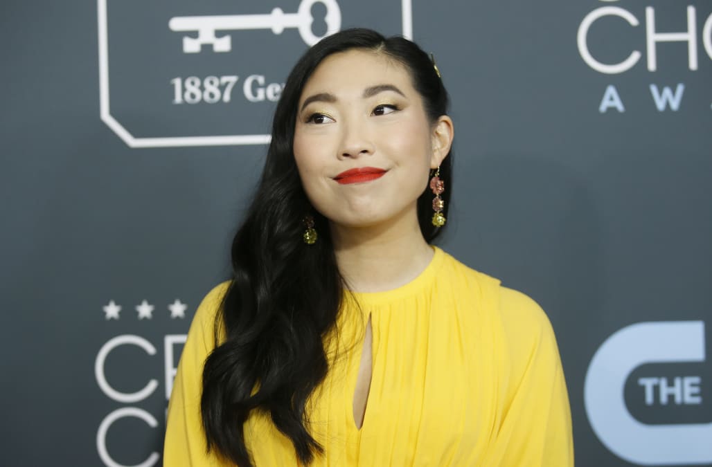 Awkwafina wore this $6 smoothing hair cream to the Critics’ Choice Awards