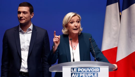 Marine Le Pen, véritable tête de liste du RN aux