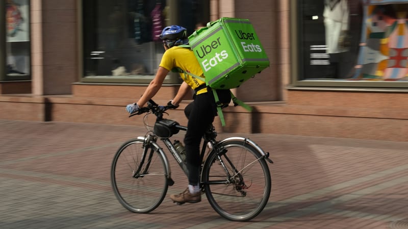 uber eats bicycle pay