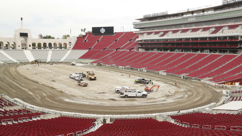 NASCAR will race Sunday — inside the L.A. Coliseum