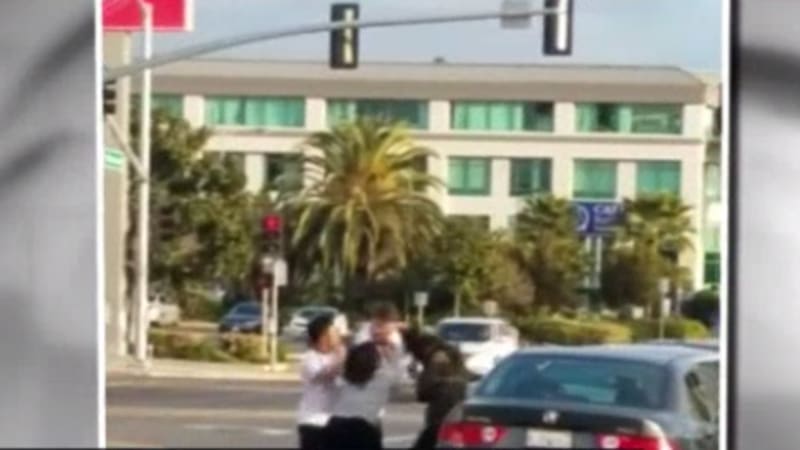 Watch SoCal road rage spill out of cars and into a street brawl - Autoblog