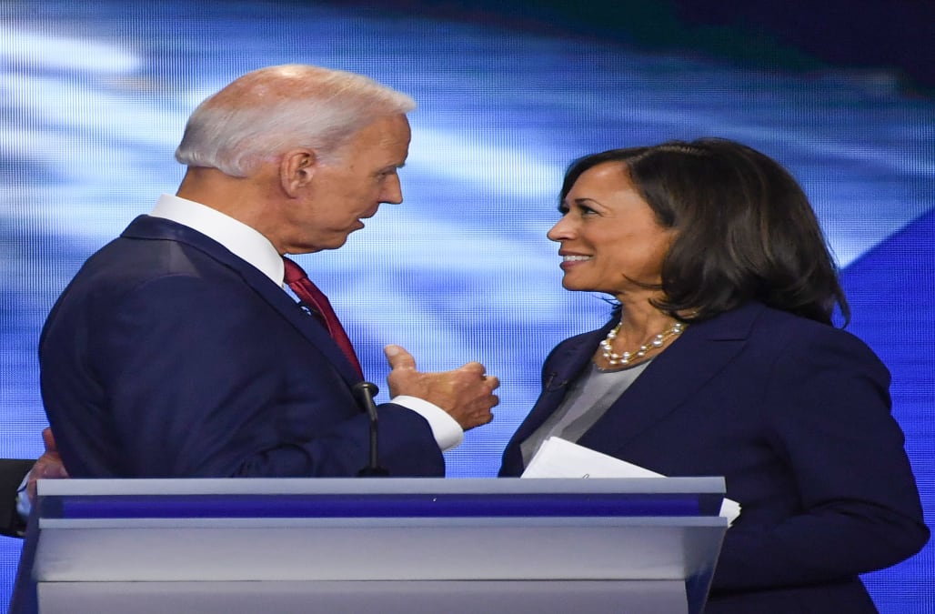 Biden, Harris make unusual campaign debut in virus era