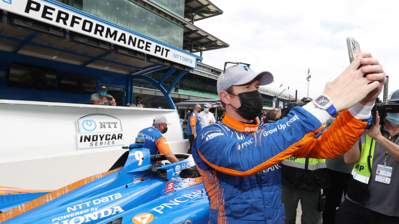 Scott Dixon holds off young guns with Indy 500 pole