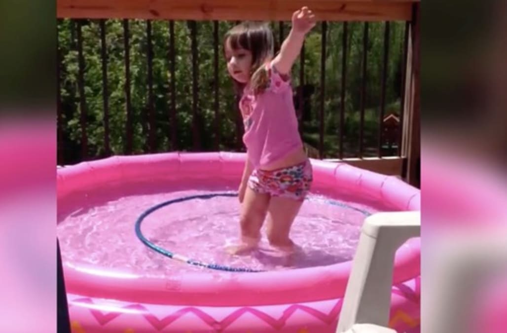 Adorable Girls Failed Hula Hooping Makes For Great Dancing Aol News 