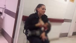 Le geste fort de cette policière argentine qui allaite un bébé abandonné à