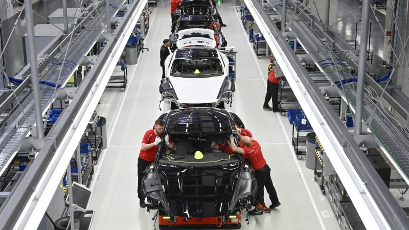 Porsche to suspend Taycan production due to lack of parts
