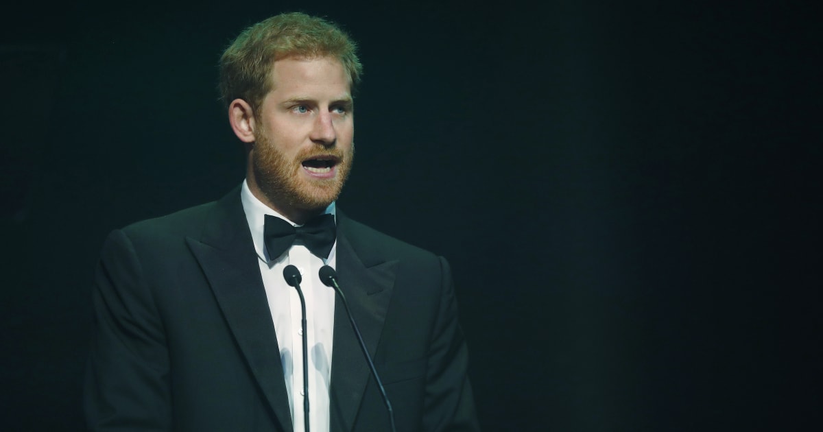 Prince Harry Accepts Award For Diana, Urges People To Undergo Regular HIV Testing
