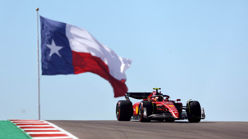 Sainz fastest for Ferrari at first U.S. Grand Prix practice