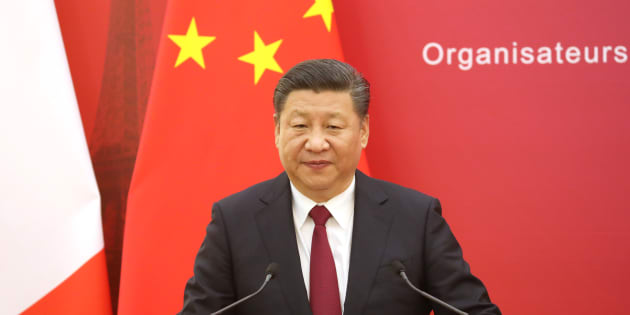 Chinese President Xi Jinping speaks during the first meeting of the French-Chinese business council in Beijing, China, January 9, 2018. REUTERS/Ludovic Marin/Pool