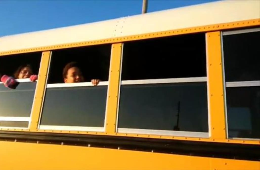 Kids Scream For Help After Bus Driver Refuses To Let Them