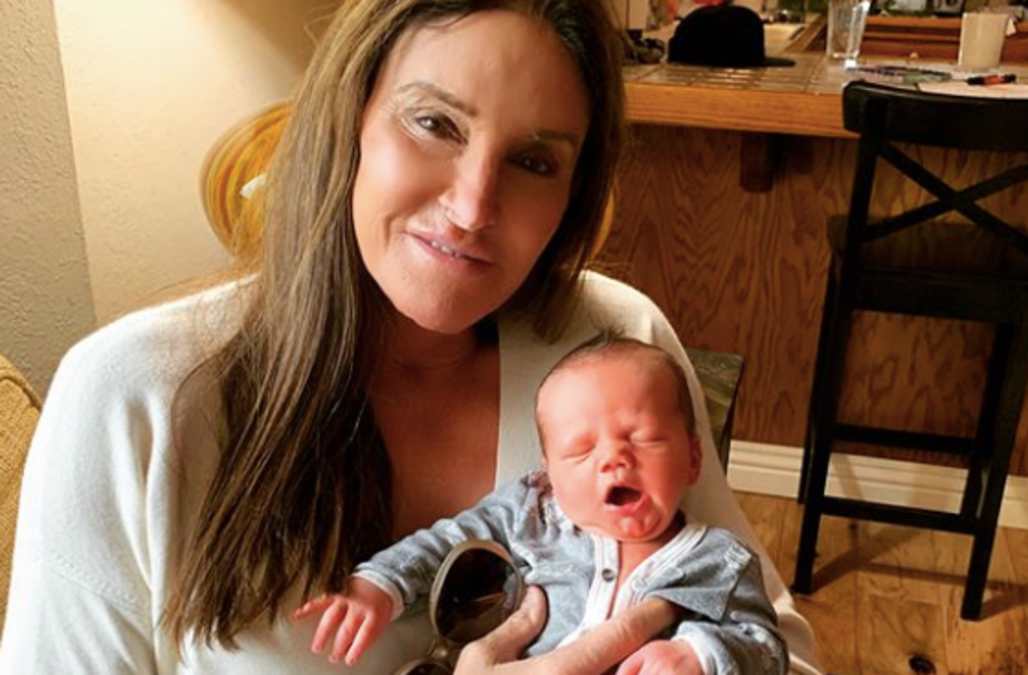 Caitlyn Jenner cuddles 7th grandchild after son Burt baby boy