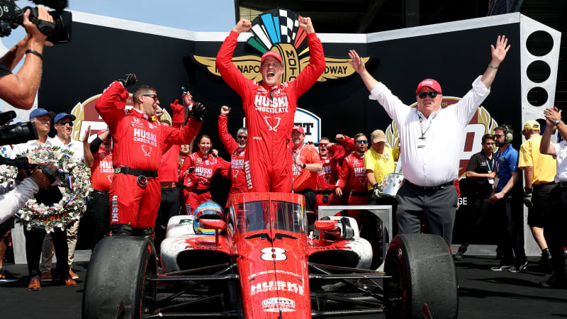 Marcus Ericsson wins the 2022 Indy 500