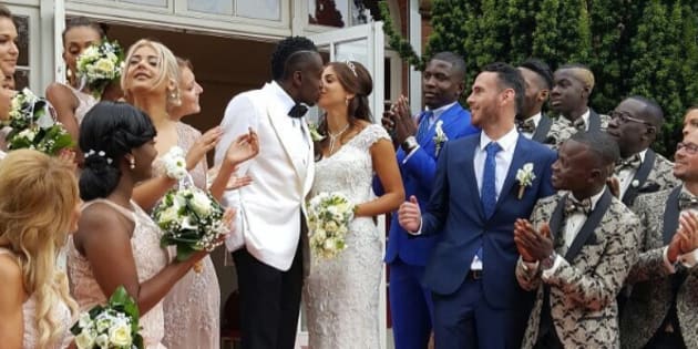 Le milieu de terrain du PSG, Blaise Matuidi s'est marié! Photo