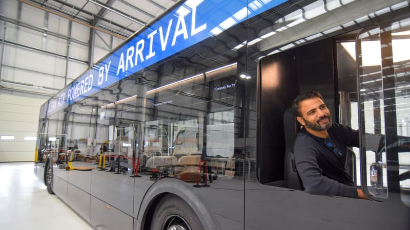 Arrival's electric bus revealed in pre-production prototype form€