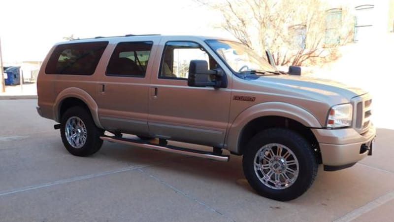 Ford Excursion Massive Suv Is Kept Alive In Custom Re