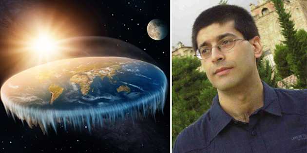 "Credere alla terra sferica è una disgrazia. Io, terrapiattista, sono salito a 400 m e l’orizzonte è rimasto dritto"