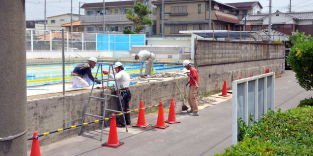 「大阪地震ブロック塀」の画像検索結果