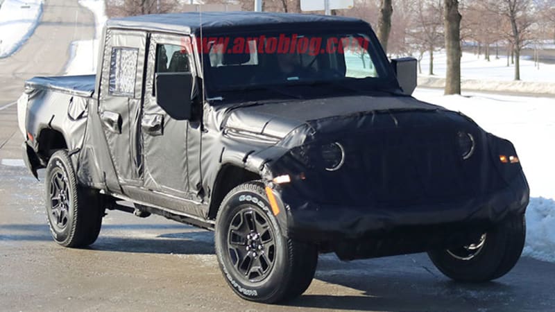 Jeep Wrangler pickup expected to hit dealer showrooms April 2019