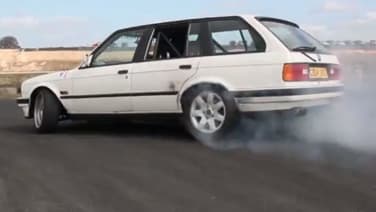 Watch BMW 3 Series drift in Scotland