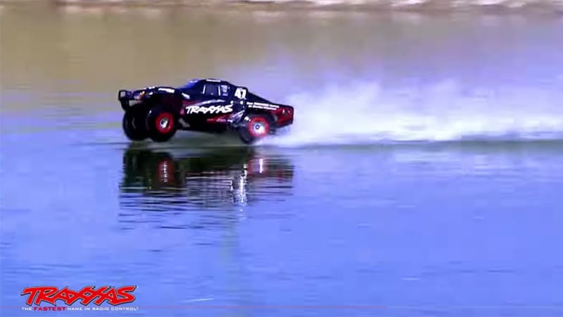 remote control cars that can go on water
