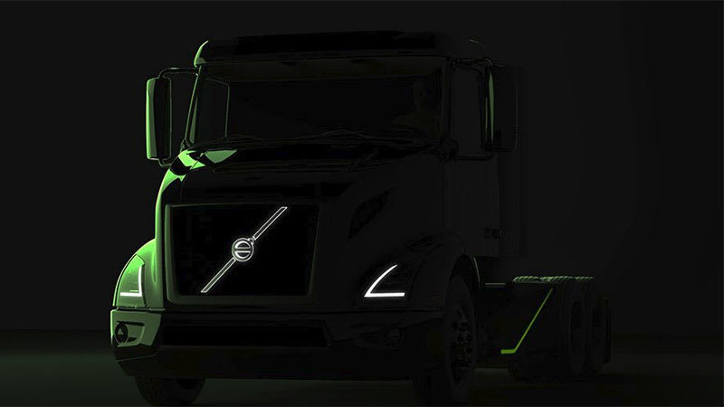 photo of Volvo to sell electric Class 8 truck in U.S. in 2020 image